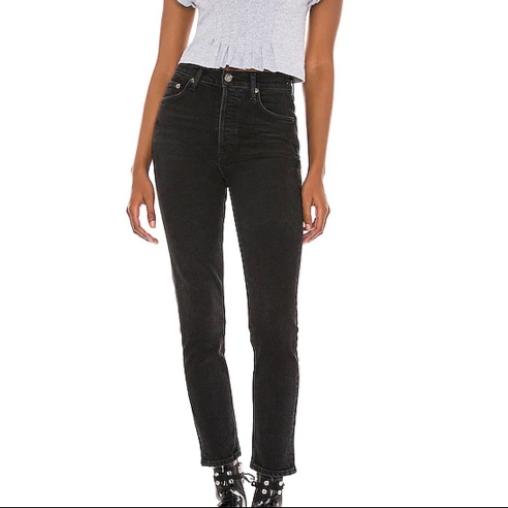 AGOLDE Nico High Rise Relaxes Skinny Jeans